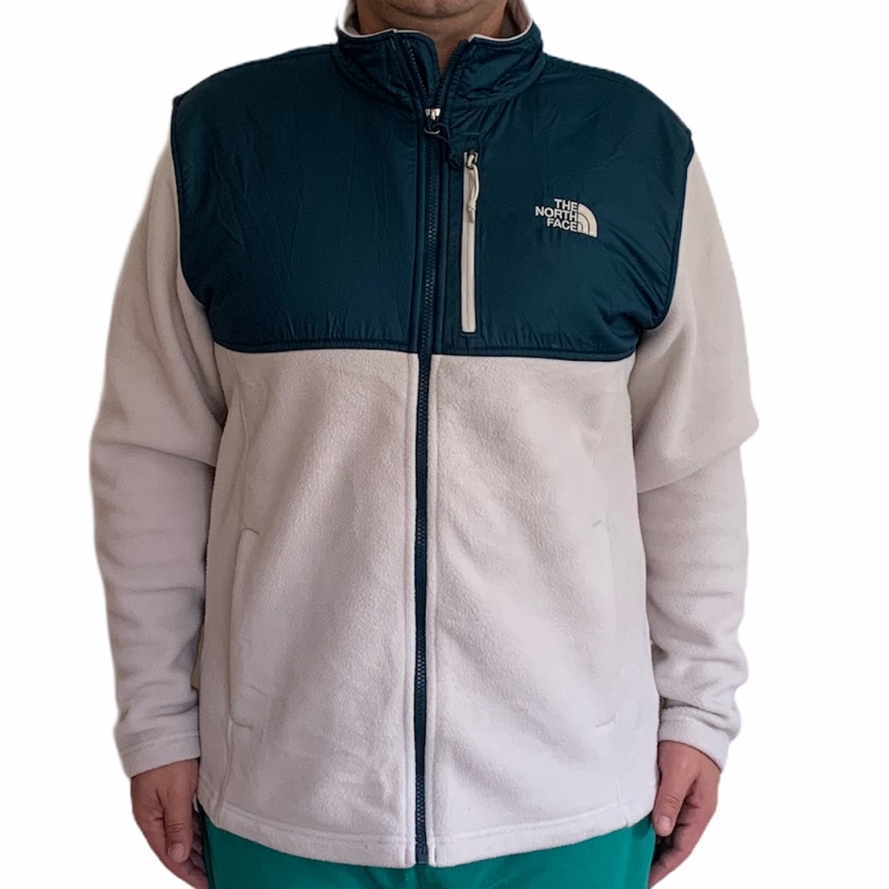 The North Face Zip Up Fleece Jacket Cream  L